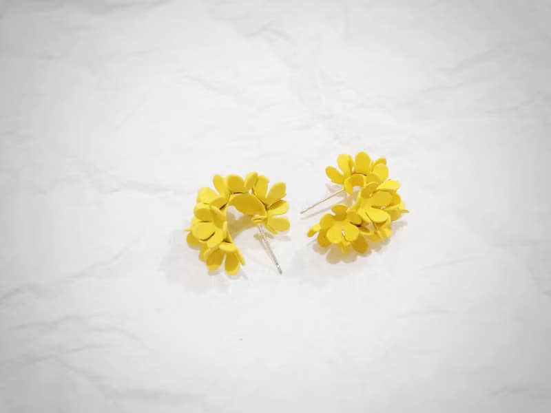 向陽花漾  耳環 耳飾 飾品 銀 S925 日系 氣質 花 球花 浪漫 春天