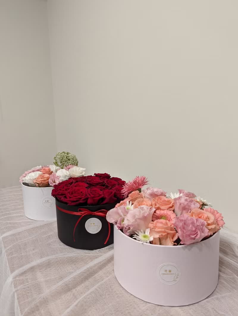 情人節禮盒 情人節花盒 鮮花花盒  花盒