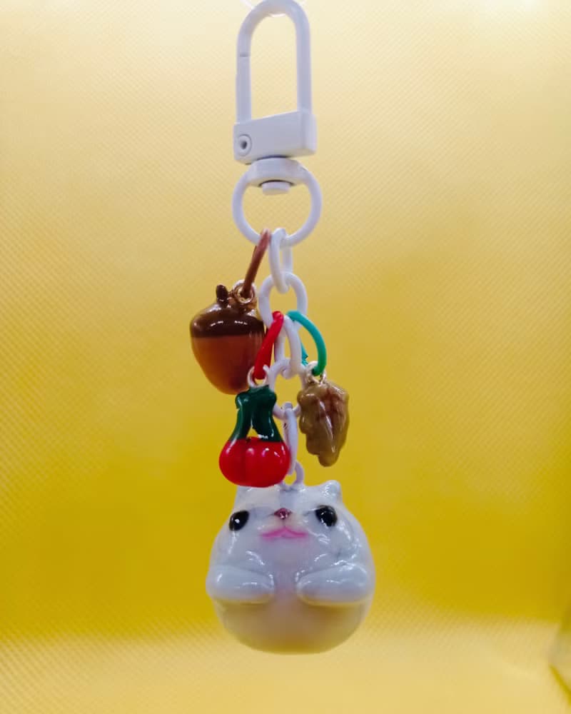 Ezo Flying Squirrel Keychain with his Favorites