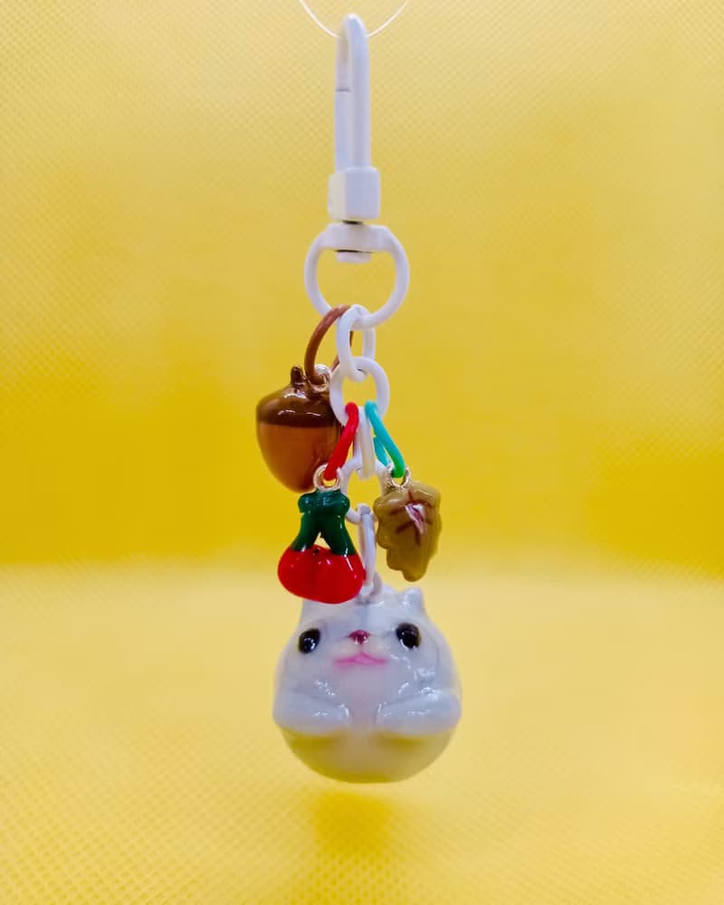 Ezo Flying Squirrel Keychain with his Favorites