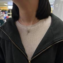 雪精靈 銀喉長尾山雀 項鍊-925純銀