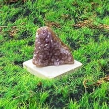能量擺飾-天然原皮原礦可愛山形紫晶簇 紫水晶 財運水晶 快速出貨
