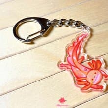 六角恐龍Hobby壓克力大D鑰匙圈