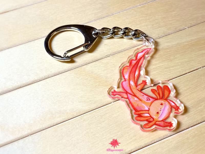 六角恐龍Hobby壓克力大D鑰匙圈
