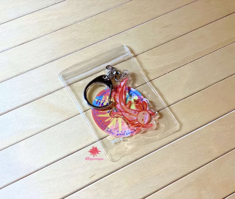 六角恐龍Hobby壓克力大D鑰匙圈