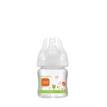 b&h 寬口徑玻璃奶瓶 120ml配貝赫奶嘴 (小牛)
