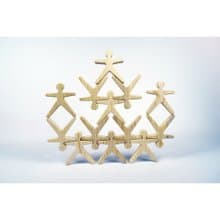 Acrobat Wooden Balance Game, Children's Birthday Gift, Montessori Toy