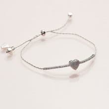 Cupid Love細緻鑲鑽手鍊(可調節式)