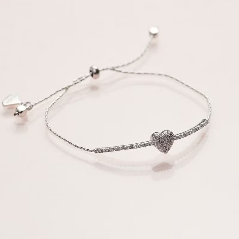 Cupid Love細緻鑲鑽手鍊(可調節式)