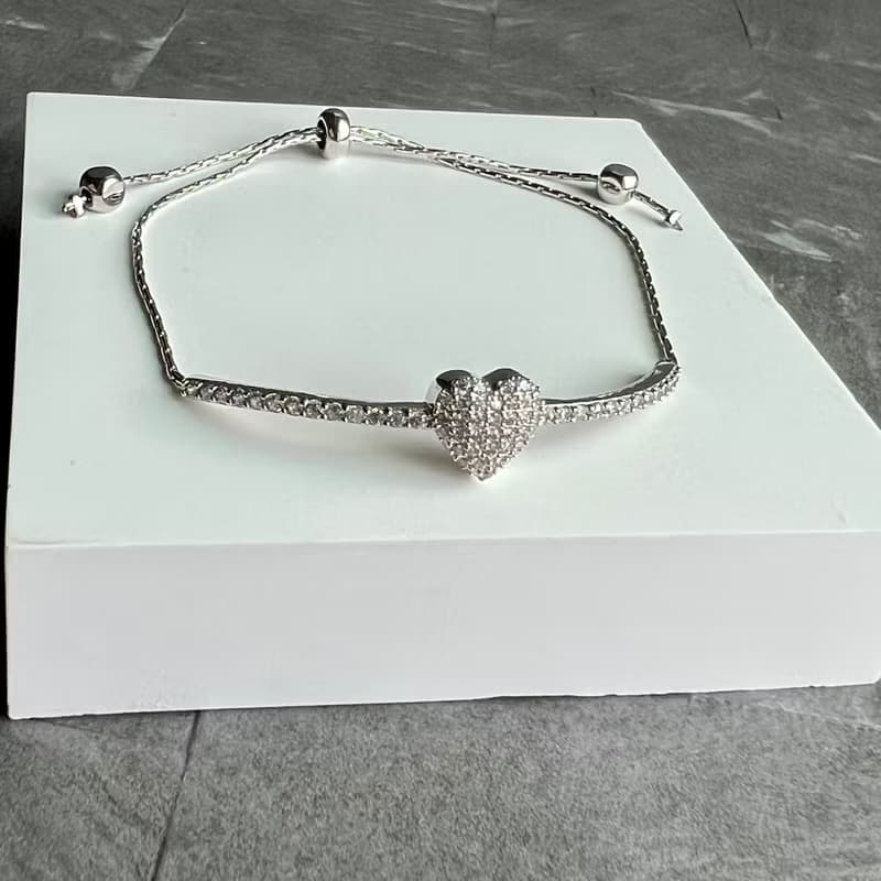 Cupid Love細緻鑲鑽手鍊(可調節式)