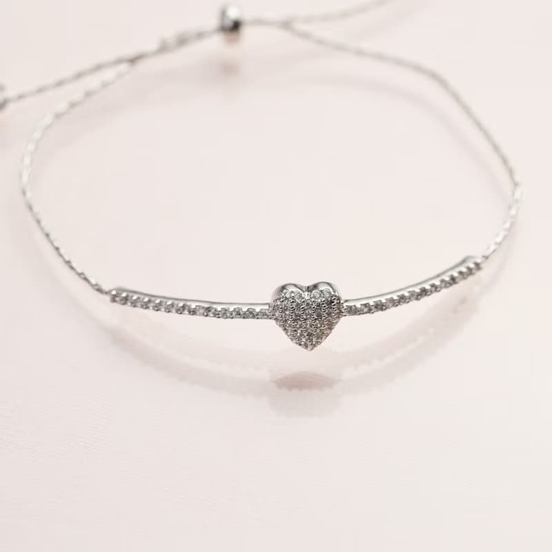 Cupid Love細緻鑲鑽手鍊(可調節式)