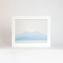 月亮船小夜燈/畫作群山遠影5號/LED/創意聖誕禮物