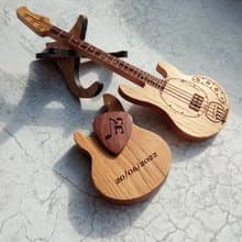 低音吉他个性化挑选框与刻镐  木镐持有人的礼物