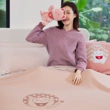 招財貓 雙人萬用毯