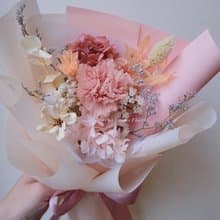 單朵大康乃馨 混合花束 / 母親節 生日 台中花