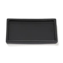 長手香皿 黑【松榮堂 香皿系列】