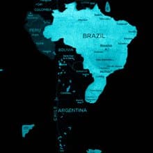 3D 世界地圖在黑暗中發光 旅行地圖 家居裝飾 木製世界地圖