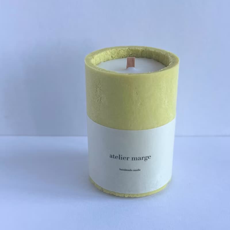 fragrance candle granité femme custard