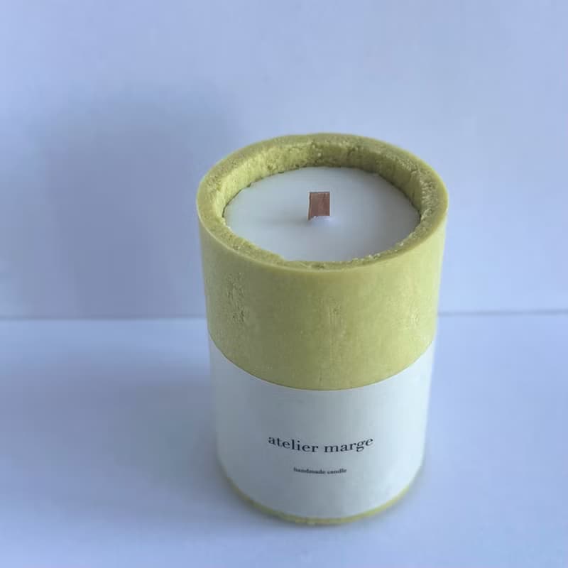 fragrance candle granité femme custard