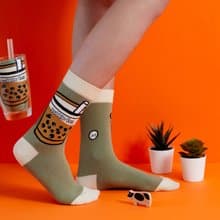 2雙入-珍珠奶茶襪 Bubble Tea SOCKS 2PRS