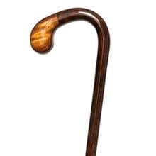 Rosemarron大曲ステッキ　天然木製一本杖