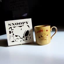 【免運/特惠】SNOOPY直筒馬克杯含木盒(咖啡光)