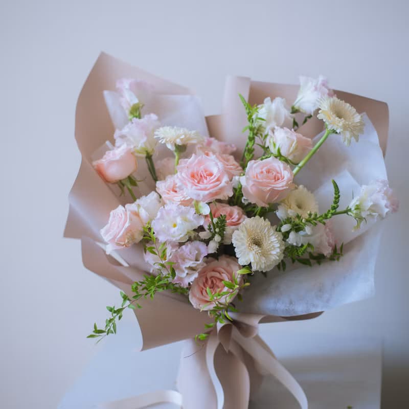 柔粉玫瑰花束 | 鮮花 | 送禮