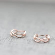 14K Infinity Cycle Earring ( Small) 無限圓圈耳扣耳環 (小)