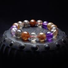 晶透超七多寶水晶象徵圓滿與和諧 手鍊 手環 QBR-00106