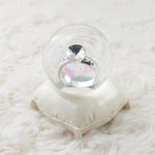 Marry me 戒指水晶球擺飾  婚禮求婚小物 婚禮佈置 告白禮物 療癒