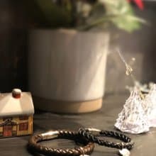 金工・皮革・刻字手環・一人成班・皮革編織手環・中性款