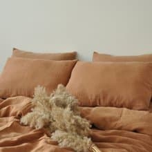 Clay linen duvet cover / Softened linen / Comforter cover / Quilt cover