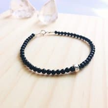 Ops Black Agate Silver - 黑瑪瑙/純銀/黑色/個性/紓壓/防小人