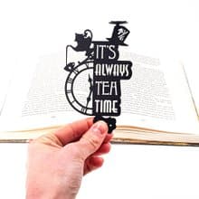 Alice in Wonderland Bookmark Tea Party. Small Bookish Gift for Avid Readers.