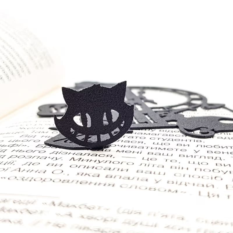 Alice in Wonderland Bookmark Tea Party. Small Bookish Gift for Avid Readers.