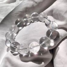 巴西透亮白水晶手串 手鏈 手鍊 白水晶 15mm crystal bracelet