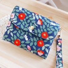 日本布貓咪 【八格卡層-三層錢包】財布零錢包/手作零錢包/三層包