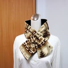 可調式短圍巾.scarf 保暖圍脖 雙面雙色 大人.小孩均適用