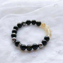 鐵曜如山 金曜石手串 鈦晶手串 設計手鍊 水晶手串