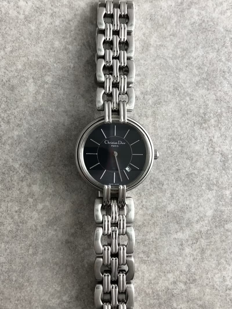 【 日本直送　名牌中古包 】Christian Dior クリスチャン ディオール 腕時計 シルバー クォーツ M51980 バギラ SS 3ptzbd