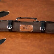 leather knife roll, Chef knife roll bag, Chef knife roll, christmas gifts