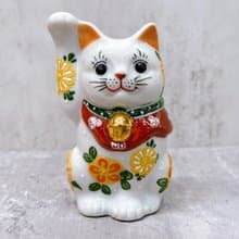 【花福滿堂】日本九谷燒招財貓 | 花盛4號