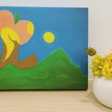 生命樹/無框複製畫/油畫/基督教/福音/藝術品/異象/喬遷/福音禮品