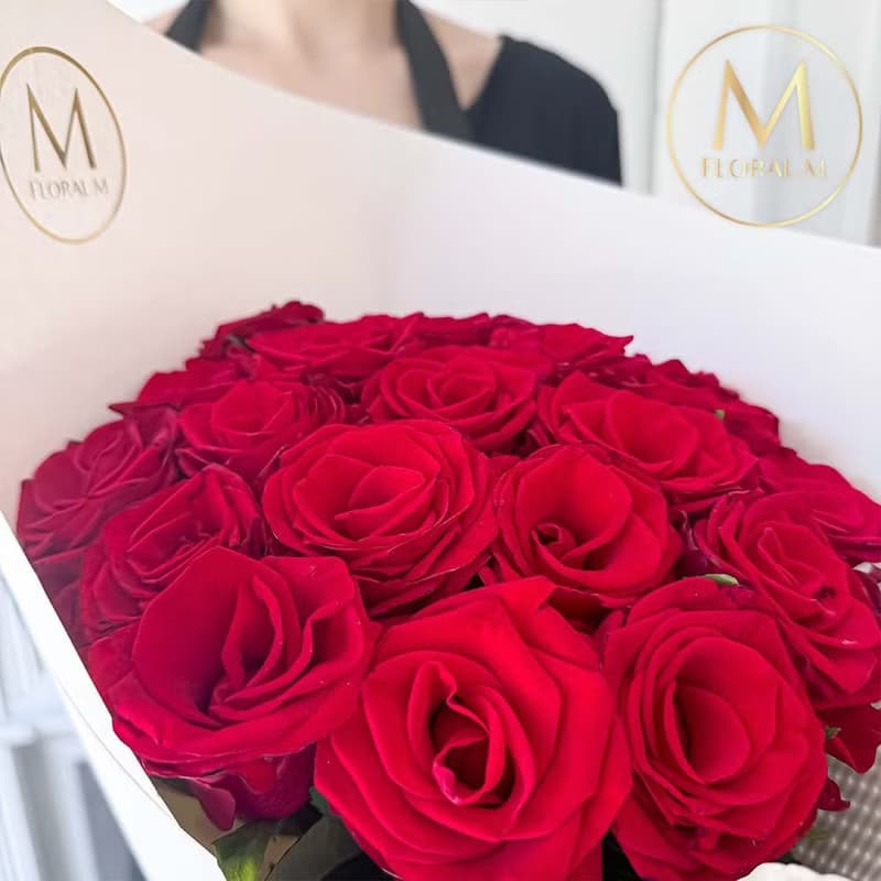 曼哈頓戀曲玫瑰鮮花花束