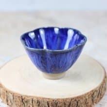 【送禮好物】湛海 天目釉 花瓣茶杯 茶碗 鶯歌名家葉敏祥作品