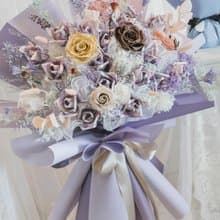 鈔票花束/錢花/有錢花束/生日花束/紫色花束/求婚花束/情人節花束