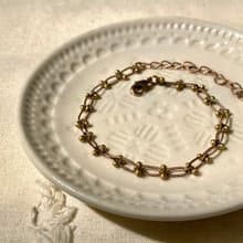 老林雜貨 | 黃銅蕾絲手鍊