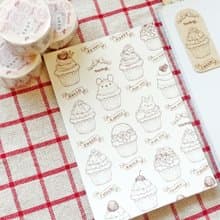 緹拉兔 情人節 杯子蛋糕 懷舊蛋糕 和紙膠帶