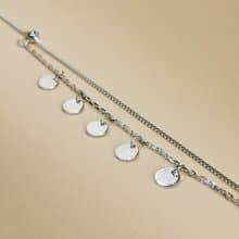 珠片疊層腳鍊 | 聖誕節禮物 生日禮物