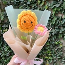 傾向你 / 向日葵針織花束 / 花束 台中花店